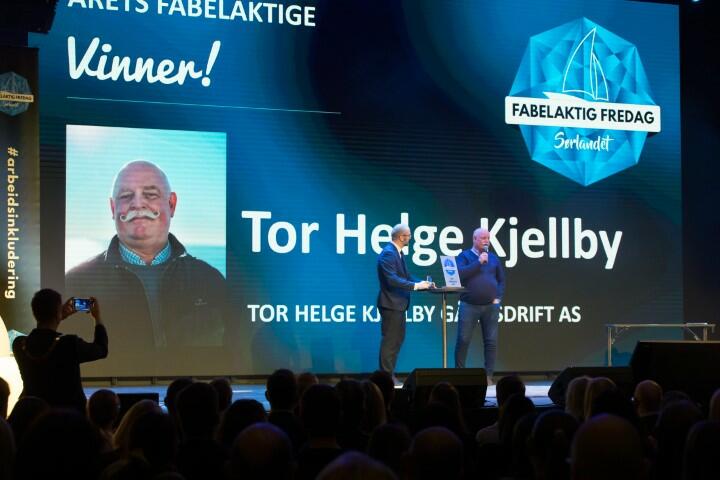 Region Mandal/Lindesnes fikk også prisen Årets Fabelaktige, som er en pris som gjelder for hele Sørlandet og hvor vinneren ble Tor Helge Kjellby fra Gårdsdrift AS.